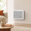 BESTHERM - Radiateur électrique fixe panneau rayonnant 1000W HOM'Y VAIL horizontal blanc NF - vignette