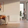BESTHERM - Radiateur électrique fixe connecté WIFI à inertie sèche fonte 1000W Bestherm ALOA CONNECT horizontal blanc - vignette