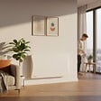 BESTHERM - Radiateur électrique fixe connecté WIFI à inertie sèche fonte 1500W Bestherm ALOA CONNECT horizontal blanc - vignette