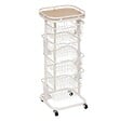 5 FIVE SIMPLY SMART - Desserte Balm 5 niveaux L34,5cm blanc - vignette