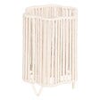 ATMOSPHERA - Lampe LED batterie Oda blanc H17cm - vignette