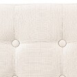 ATMOSPHERA - 2 en 1 Pouf pliant double et coffre de rangement Beige aspect Lin 76 x H 38 cm - vignette