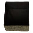 ATMOSPHERA - Pouf Pliable Coffre Soana Kaki 38x38cm - vignette