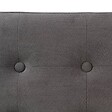 ATMOSPHERA - 2 en 1 Pouf pliant double et coffre de rangement Velours Gris foncé 76 x H 38 cm - vignette