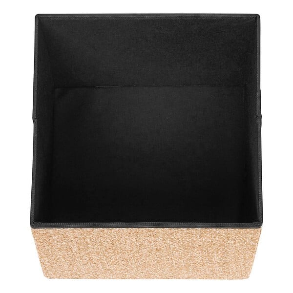 ATMOSPHERA - Pouf Coffre Pliable Oxia 38x38cm Ocre - large