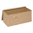 5 FIVE SIMPLY SMART - Pouf de rangement "Mix 'n' Modul" en toile de jute beige 76x38cm - vignette