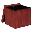 ATMOSPHERA - Pouf pliant Arum ambre 38x38cm - vignette