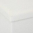 5 FIVE SIMPLY SMART - Pouf pliable Mix'n modul 31x31 cm bouclette blanche - vignette