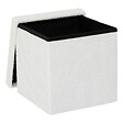 5 FIVE SIMPLY SMART - Pouf pliable Mix'n modul 31x31 cm bouclette blanche - vignette
