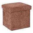 5 FIVE SIMPLY SMART - Pouf Mix'n Modul pliable 31x31cm terracotta - vignette