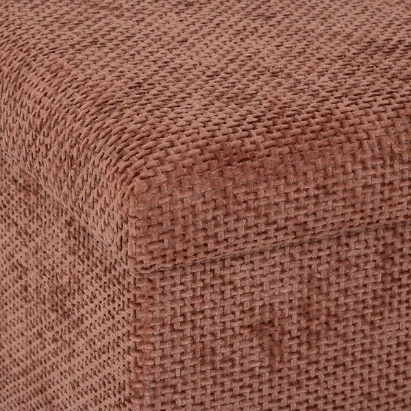 5 FIVE SIMPLY SMART - Pouf Mix'n Modul pliable 31x31cm terracotta - large
