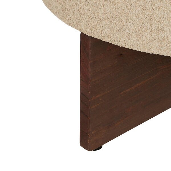 ATMOSPHERA - Pouf Kayan argile - large