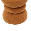 ATMOSPHERA - Pouf Ritem rond D.36cm ambre - vignette