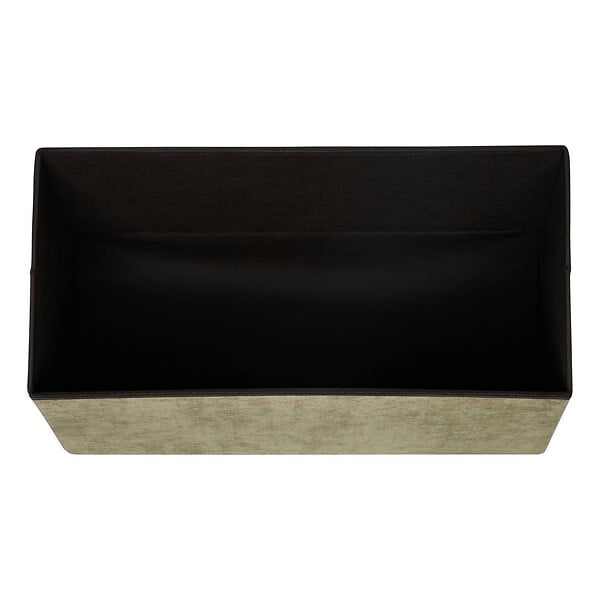ATMOSPHERA - Pouf pliant double Lysandre 76x38cm vert cedre - large
