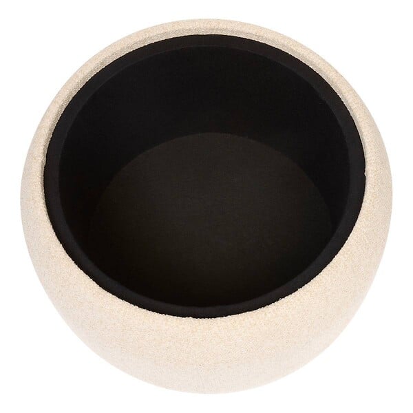 ATMOSPHERA - Pouf Coffre Elior 60x40cm Creme - large
