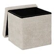 5 FIVE SIMPLY SMART - Pouf Mix'n Modul 31x31cm beige - vignette