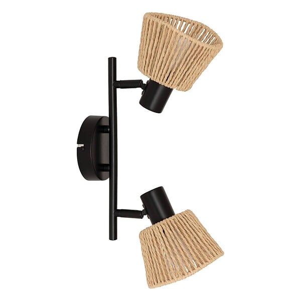 ATMOSPHERA - Applique murale/plafonnier Myha beige 28x15cm - large