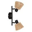 ATMOSPHERA - Applique murale/plafonnier Myha beige 28x15cm - vignette