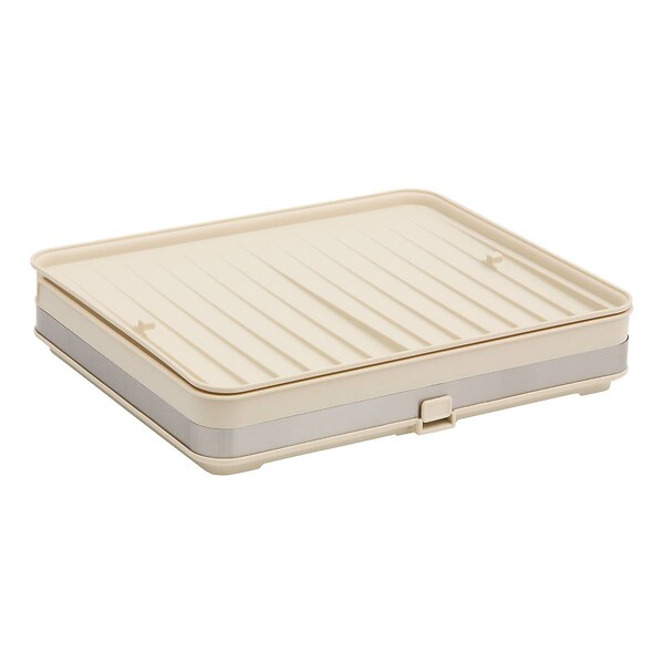 5 FIVE SIMPLY SMART - Égouttoir extensible 1 niveau Essentiels beige - large