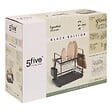 5 FIVE SIMPLY SMART - Egouttoir Black edition noir 2 niveaux - vignette