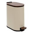 5 FIVE SIMPLY SMART - Poubelle Argileo ovale 5L beige - vignette
