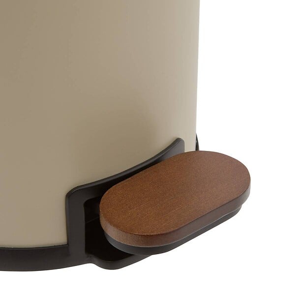 5 FIVE SIMPLY SMART - Poubelle Argileo ovale 5L beige - large