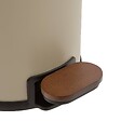 5 FIVE SIMPLY SMART - Poubelle Argileo ovale 5L beige - vignette