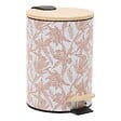 5 FIVE SIMPLY SMART - Poubelle Bloom ronde 2,7L rose - vignette