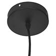 ATMOSPHERA - Luminaire Suspension en Bois et métal Noir D 15 cm - vignette