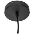 ATMOSPHERA - Luminaire Suspension en métal Noir et corde Beige L 75 cm - vignette