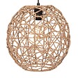 ATMOSPHERA - Lampadaire Arc Beige et Noir H 180 cm - vignette