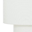 ATMOSPHERA - Lampadaire en métal et tissu Blanc  H 115 cm - vignette