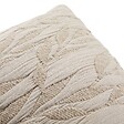ATMOSPHERA - Coussin motif jacquard "Lehto" coton lin 58x38cm - vignette