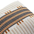 ATMOSPHERA - Coussin "Jangwa" jacquard lin 40x40cm - vignette