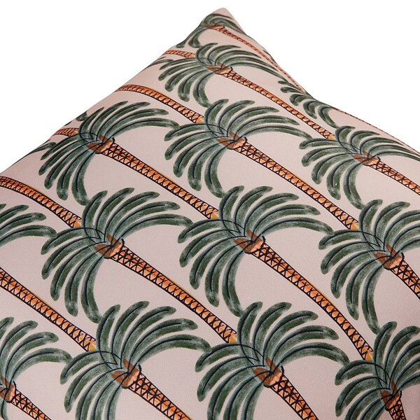 ATMOSPHERA - Housse de coussin d'extérieur "Albin" lin 40x40cm - large