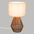 ATMOSPHERA - Lampe à poser en Coton et Métal H 40 cm - vignette