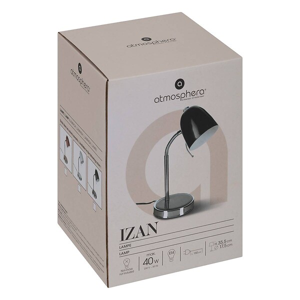 ATMOSPHERA - Lampe de bureau en métal H 35.5 cm - large