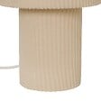 ATMOSPHERA - Lampe Jolina cylindrique H.28cm beige - vignette