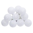 ATMOSPHERA - Guirlande led à pile "Tara" 10 boules lumineuses L165cm - vignette
