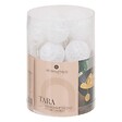 ATMOSPHERA - Guirlande décorative à piles 16 LED Boules en Coton Blanc D 3,5 x L 255 cm - vignette