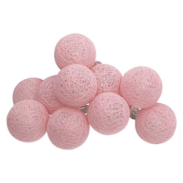 ATMOSPHERA - Guirlande led à pile "Tara" 10 boules lumineuses L165cm - large