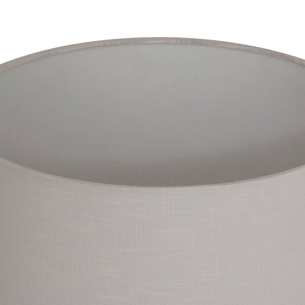 ATMOSPHERA - Lampadaire droit secteur Keyah gris H111cm - large