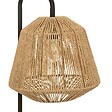 ATMOSPHERA - Lampadaire pied en métal noir et abat-jour Beige H 150 cm - vignette