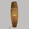 ATMOSPHERA - Lampadaire en métal et bois naturel H 118 cm - vignette