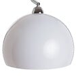 ATMOSPHERA - Lampadaire en Métal Blanc et Acier Chromé H 185 cm - vignette