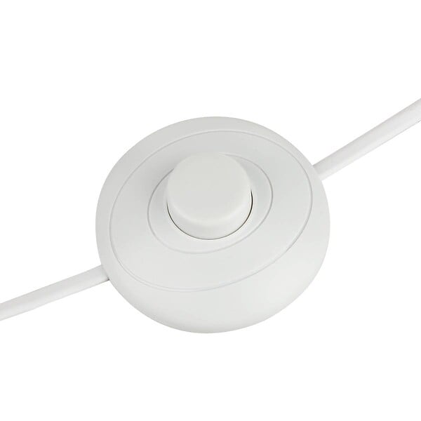 ATMOSPHERA - Lampadaire drt ''LEO'' blanc H156 cm - large