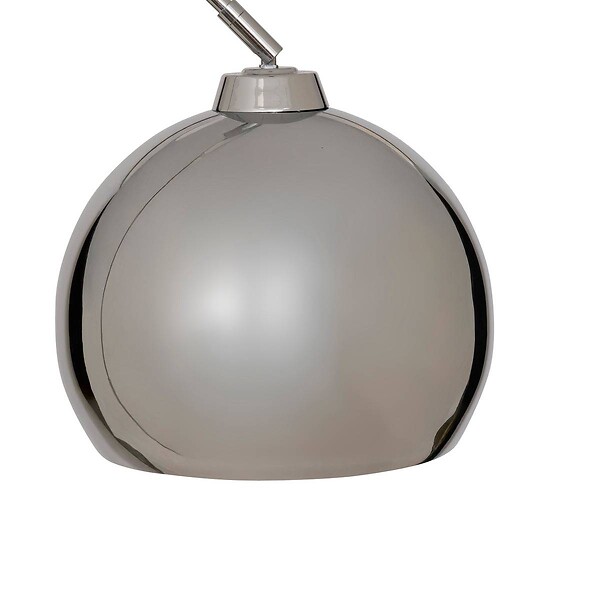 ATMOSPHERA - Lampadaire arc secteur Floris argent H177cm - large