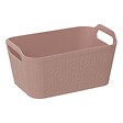 5 FIVE SIMPLY SMART - Panier rangement Arche 4,5L rose clair - vignette