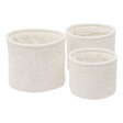 5 FIVE SIMPLY SMART - Lot de 3 paniers bouclette ronds - vignette