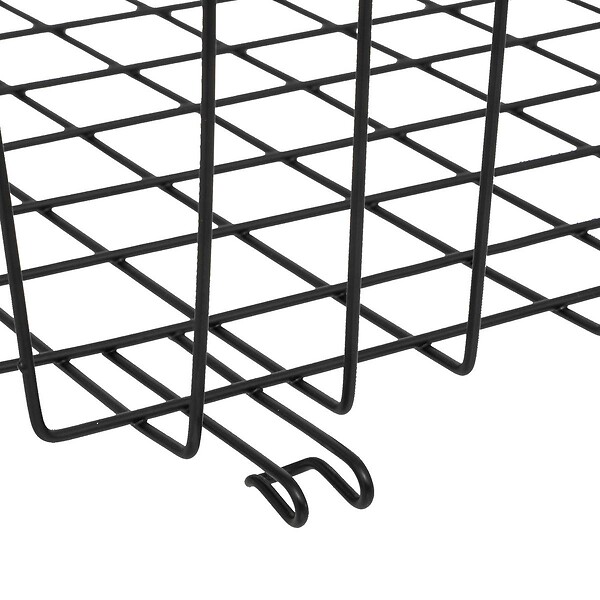 5 FIVE SIMPLY SMART - Panier de rangement à suspendre 51,5cm noir - large